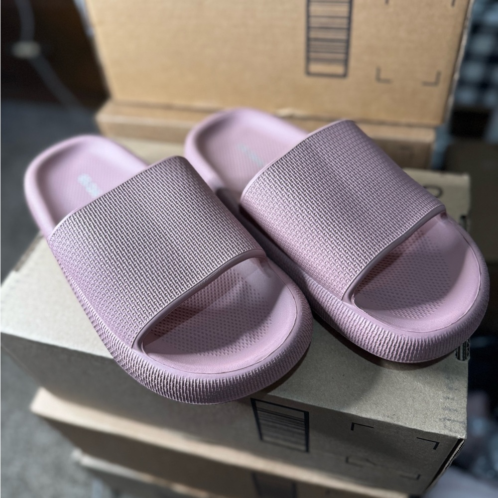 Women's Pink Slide Sandals